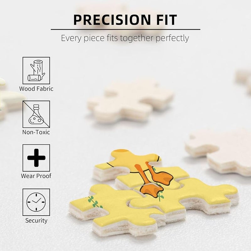 لغز بازل كرتون بطة فايا 500 قطعة للكبار ديكور منزلي هدية 20.4 × 15 - Image 5